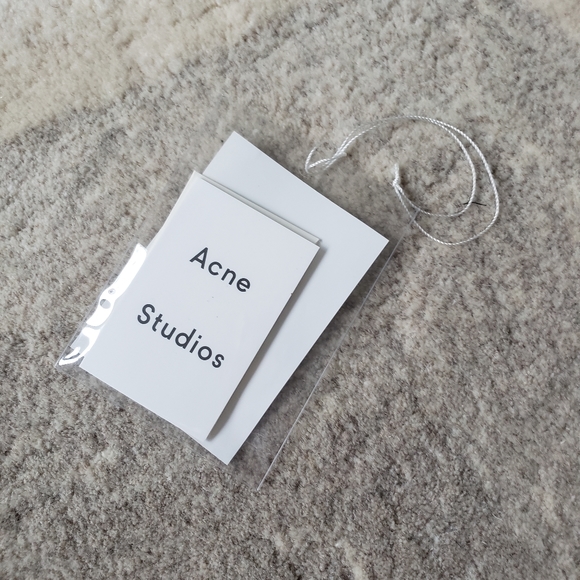 Acne Studios FW18 Beige Blue Checkered Wide-Leg Trousers - Men's 48/Medium - Picture 13 of 14